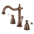 thumbnail image 2 of Kingston Brass  Heritage 8 in. Widespread Bathroom Faucet in Antique Copper, 2 of 5