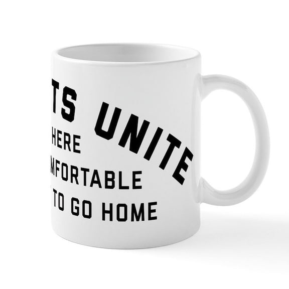 CafePress - Introverts Unite - 11 oz Ceramic Mug - Novelty Coffee Tea Cup