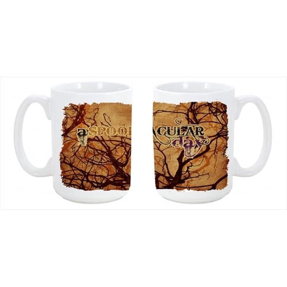 A Spook Tacular Day Halloween Dishwasher Safe Microwavable Ceramic Coffee Mug 15 oz.