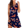 thumbnail image 1 of Vestido sin mangas sin mangas con estampado de verano suelto para mujer OAVQHLG3B Store  lin121212, 1 of 5