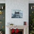 thumbnail image 6 of Scripture Walls Men Are Possible With God Luke 18:27 Bible Verse Canvas Christian Wall Art Ready to Hang Unframed, 6 of 18