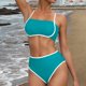 thumbnail image 5 of Trajes de Baño para las Mujeres con Impresión de Leopardo Cintura Alta, Bikini Sexy Dividido con Almohadillas Extraíbles, 5 of 9