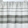 thumbnail image 2 of SKL Home Slate Stripe Tier Curtain Pair, White, 56x36, 2 of 5