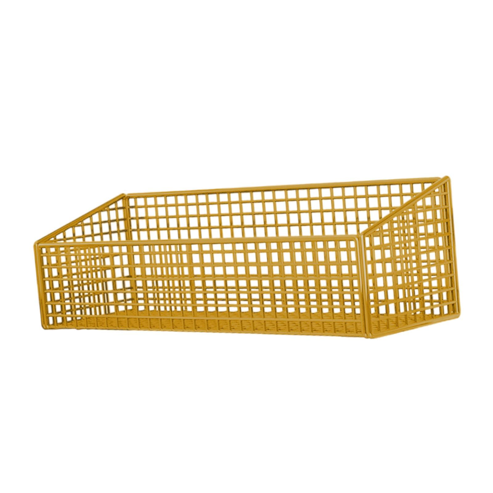 Fruit Vegetable Basket Organizer Wire Metal Sturdy Large Wall Mounted for Pantry Kitchen Home