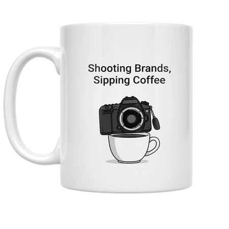 Shooting Brands Sipping Coffee - Brand Photographer - 11 oz Ceramic Coffee Mug