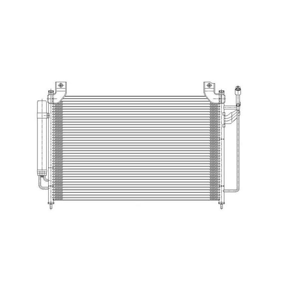 TYC 3589 for Toyota Sienna Serpentine Replacement Condenser Fits select: 2007-2012 MAZDA CX-7