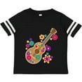thumbnail image 3 of Inktastic Acoustic Guitar with Colorful Flowers Boys or Girls Toddler T-Shirt, 3 of 5