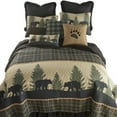 thumbnail image 3 of Donna Sharp Bear Walk Plaid Decorative Paw Throw Pillow, 3 of 5