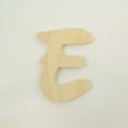 thumbnail image 2 of Package of 1, 18 Inch X 3/4" Thickness Baltic Birch Wood Letter E in The Waltograph Font, Thick for Art & Children Craft Project, Made in USA, 2 of 4