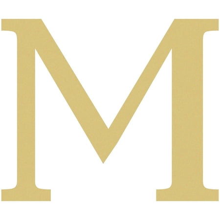 Greek Wood Letter, Unfinished Fraternity Letter, 12'' Mu, Craft
