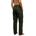 thumbnail image 5 of Aimik Women's High Waist Cargo Hiking Pant Durable Multi-Pocket Trousers for Outdoor Activities Functional Straight Leg Bottoms, 5 of 6