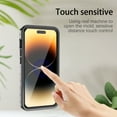 thumbnail image 6 of Dteck Case For iPhone 14 Pro 6.1-inch,IP68 Waterproof Built-in Screen Protector Rugged Cover Heavy Duty Full Body Shockproof Protection Transparent Case, 6 of 10