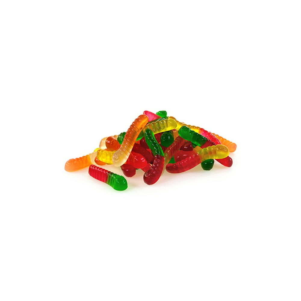 Mini Fruit Gummy Worms: 1 LB - Walmart.com - Walmart.com