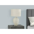 thumbnail image 4 of Lighting, 28"H, Table Lamp, Cream Ceramic, Ivory / Cream Shade, Contemporary, 4 of 8