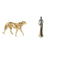 thumbnail image 1 of Escultura De Guepardo Tribal Dorado, Centro De Mesa Decorativo, Artesanía Vintage, Adorno De Escritorio Para Oficina, Chimenea, Gabinete, Decoración Del Hogar, 1 of 8