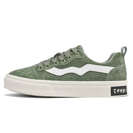 

NAYUKA Fashion Green Men Canvas Shoes Classic Breathable Canvas Sneakers Men Casual Shoes Street Hip hop Platform Vulcanized Shoes Men