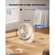 thumbnail image 4 of Ventilador circulador de aire Gaiatop, escritorio portátil, 12 cm, 3 velocidades, 6 W, 4 of 6