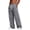 AB03_Gray, variant on Baggy Track Pants for Men Quick Dry Open Bottom Joggers Wide Leg Trousers Elastic Waist Y2K Pants with Pockets Gray M
