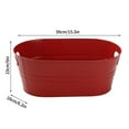 Home Savings Galvanized Metal Ice Buckets, 4 Gallon Large Ice Buckets
