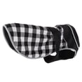 thumbnail image 4 of Chaleco de perro a cuadros de estilo británico, abrigo de invierno cálido a prueba de viento para perros pequeños, medianos y grandes, 4 of 8