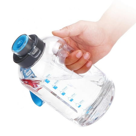 

1 Gallon Water Bottle Sport For Large Outdoor Jug Camping Portable Travel Drinking Plastic Tour Bottled Joy Water Bottles