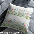 thumbnail image 2 of jejeloiu Watercolor Flower Floral Fabric by the Yard 2 Yards,Country Farmhouse Cabin Room Decor Fabric by the Yard,Dreamy Blue Butterfly Fabric for Sewing For Child,Breathable Home Decor, 2 of 6