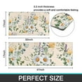 thumbnail image 7 of Pioneer Flower Floral Print Pattern Kitchen Rugs Sets Of 2,Anti Fatigue Kitchen Mat Rugs Non Slip Washable,Decorative Kitchen Floor Mats for Kitchen,Sink,Laundry,17"x30"+17"x47", 7 of 7