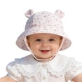 thumbnail image 5 of Splozh Toddler Beach Hat Baby Sun Hat Toddler Bucket Hats Summer Sun Protective Kids Beach Hats Wide Brim Outdoor Camping Hat for Boys Girls,Light Pink,3-12 Months, 5 of 6