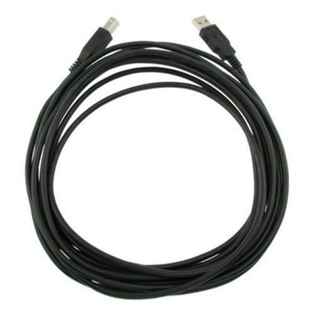15 Ft USB 2.0 Cable for Audio Interface, Midi Keyboard, USB Microphone