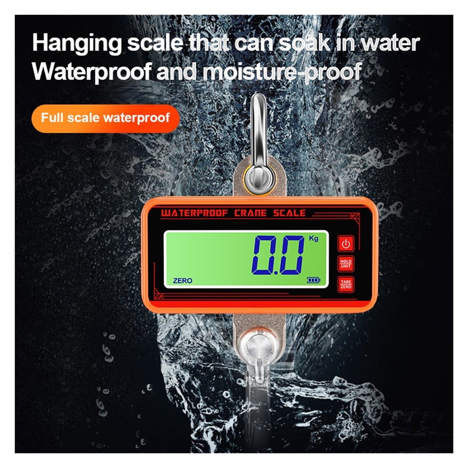 1500kg/3000lb Digital Hanging Scale Waterproof Digital Crane Scale Industrial Heavy Duty Crane Scale With Remote Control ,Reliability