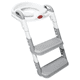 thumbnail image 1 of Baño Entrenador Infantil con Escalera Asiento Acolchado Antideslizante Plegable y Ajustable para Sanitario Común - Gris, 1 of 7