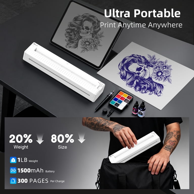 その他 Tattoo stencil printer Milestone Thermal Tattoo Stencil Printer Machine, New 2 in 1