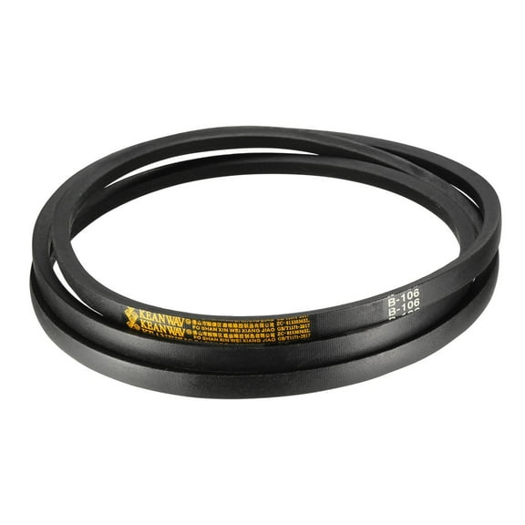 Uxcell B106 Drive V Belt Girth 106-inch Industrial Power Rubber Transmission Belt