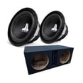 thumbnail image 1 of (2) JL Audio 10 Pouces W0v3 Caisson de Basses + RoxBox 10 Pouces Double Boîtier Ventilé (RB210JLBNDL), 1 of 1