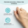 thumbnail image 4 of Kokovifyves Natural Finish Body Coverage Cream, Smudge Resistant Low Transfer Leg Makeup for Even Skin Tone, 109ml, 4 of 8