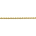 thumbnail image 3 of 14K Yellow Gold 3mm Handmade Regular Rope Chain Bracelet 7 IN, 3 of 6