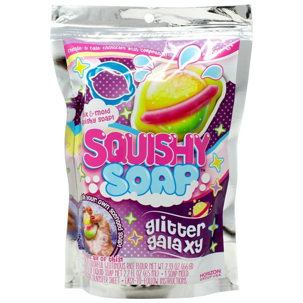 squishy glitter tube