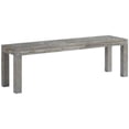 thumbnail image 1 of Modus Herringbone Solid Wood Dining Bench in Rustic Latte, 1 of 4