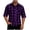 ZA-Purple-xcmzpl plaid shirts, variant on Xcmzpl Mens Short Sleeve Plaid Shirts Lapel Collar Button Down Pocket Tops Classic Fit Loose Fit Casual Everyday Tee