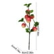 thumbnail image 3 of Ramas artificiales de granada y caqui - 5 tallos grandes de flores falsas para decorar el salón, rosas/rojos/vino, 3 of 6