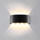 thumbnail image 4 of Aplique De Aluminio Scone Al Aire Libre Lámpara De Pared Led Jardín Pasillo Balcón Up Down Light Inevent HA024680-01, 4 of 6