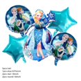 thumbnail image 4 of Juego de globos con temática de Frozen 2 de Disney, decoraciones de cumpleaños de Elsa y Anna, vajilla desechable, platos de papel de la Reina de las Nieves, suministros para fiestas, 4 of 5