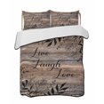 thumbnail image 2 of Quilts Queen Size, Brown Black Botanical Soft Comforter Bedding Set for Bed, Farmhouse Vintage Shabby Leaves Lightweight Quilted Bedspread with Pillow Cover(2 Pieces) for All Season, 90x96 Inch, 2 of 9