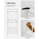 thumbnail image 3 of Estante de almacenamiento SONGMICS de metal de 3 niveles con ruedas de 80 x 32 x 85,5 cm, blanco, 3 of 7