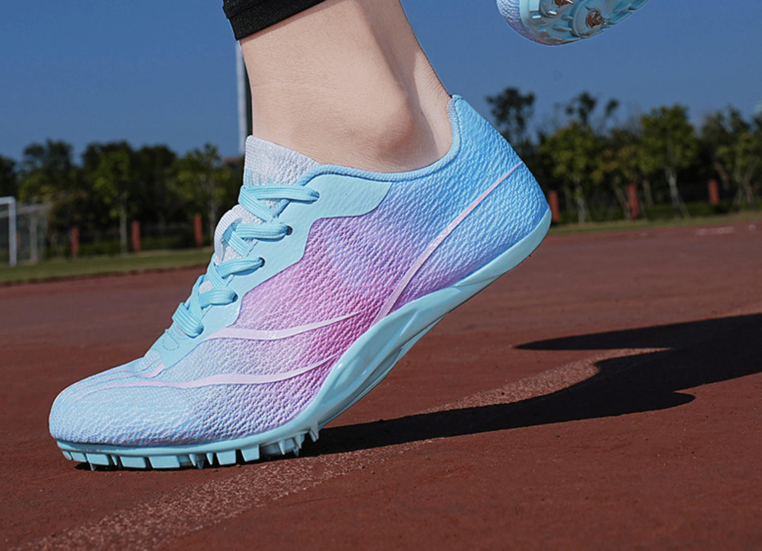 ChiVerve Track and Field Shoes for Men Women 8 Spikes Boys and Girls Kids Running Racing Shoes