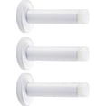 thumbnail image 1 of Tope de puerta de 3,5 pulgadas, de acero inoxidable con puntas de goma, para montaje en pared, 3 unidades, 20241206..020, 1 of 5