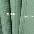 thumbnail image 3 of 3 Pcs Tier Curtain Valance Set, Rod Pocket Waterproof Waffle Weave Textured Short Curtain Valance, 3 of 9