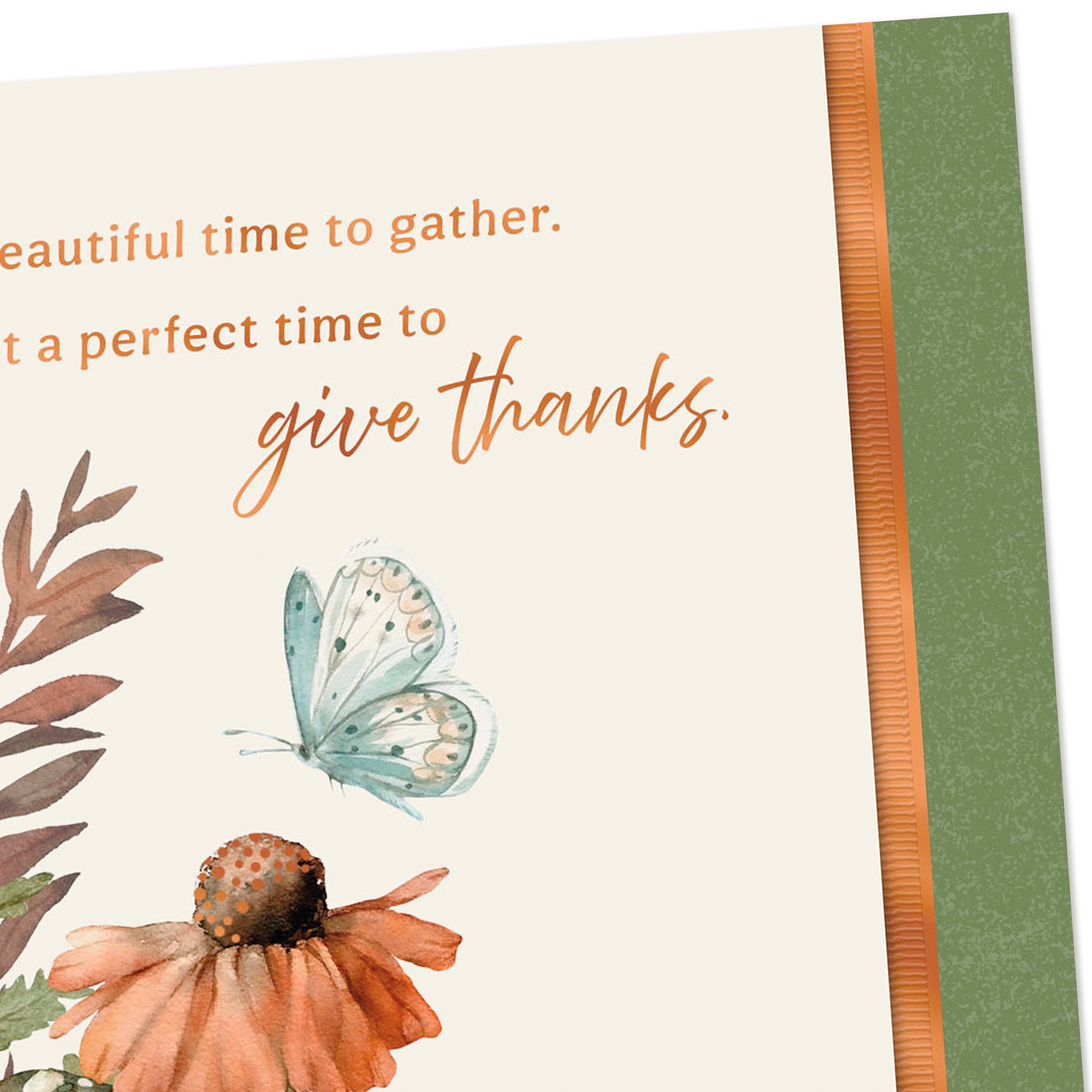 Hallmark Thanksgiving Card (Wishing the Goodness of the Season), 1 Count