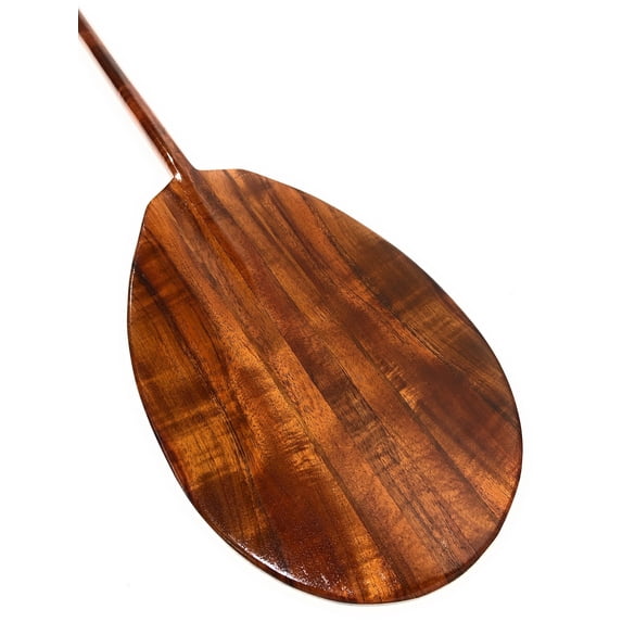 Deep Tone Curly Koa Paddle w/ Inlays 50" T-Handle - Made in Hawaii | #koa5009