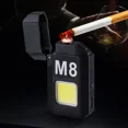 thumbnail image 2 of Emergency COB Flashlight Portable Mini Lighter Strong Light Waterproof Electronic Type-C Rechargeable  Ignition Coil Lighters, 2 of 7
